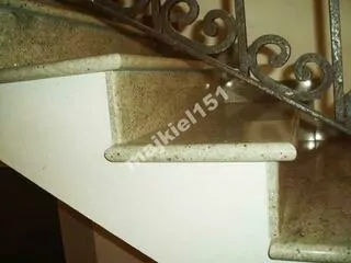 Žulové schody kašmír biely