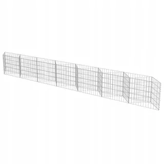 Gabiónová stena pre záhradu z ocele 450 × 30 × 50cm