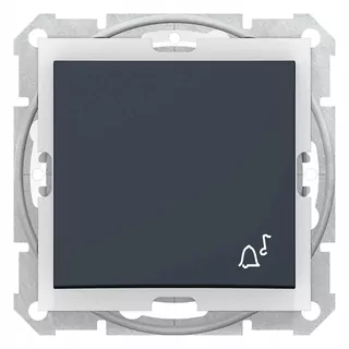 Sedna Tlačidlo zvonček IP44 grafit SDN0800370