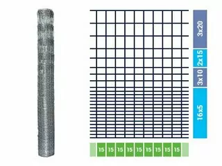 Pozinkovaná sieť lesná 200/25/15 L