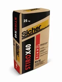 Lepidlo -  Sicher Stiro X40 lepidlo na výstužnú mriežku 25 sivá