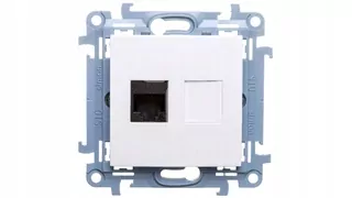 Zásuvka - Simon 10 Computer Socket Single RJ45 CAT.6