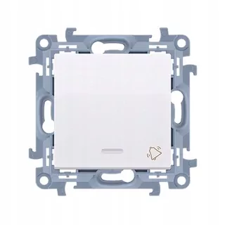 Vypínač svetla - Simon 10 Tlačidlo zvonenie zo sub- LED CD1L.01 / 11