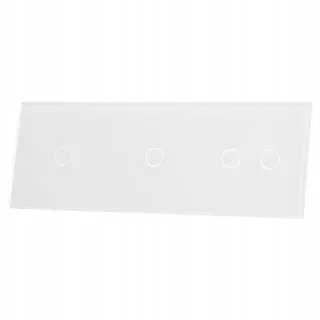 2.Materiál: ľahko čistiteľný panel z krištáľového skla - 4 mm