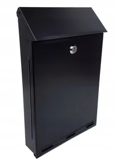Poštová schránka - Box na zozname A4 Postal Black Mat pl