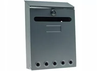 Poštová schránka - Prípad listov antracit 250x180x60 A5 RAL 7016