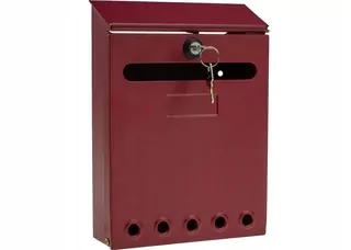 Škatuľa na listy 250 × 180 × 60 mm - červená (bordová)