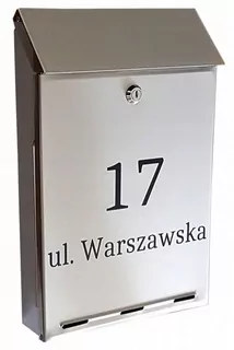 Schránka na listy: EUROSKRÍNKA C-4 NEREZANÁ - INOX