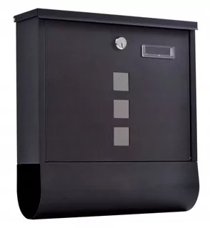 Poštová schránka - Box na písmená s oceľovým tlačidlom