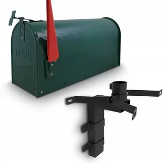 Poštová schránka USA MAIL s rukoväťou (zelená)
