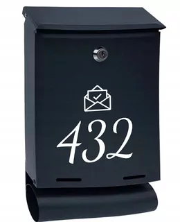 Poštovná skridňa na listy antracit mat TUBAW13