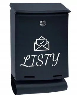 Poštová schránka na listy ANTRACIT MAT TUBAW37