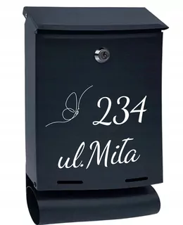 Poštová schránka na listy ANTRACIT MAT TUBAW75