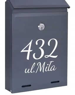 POŠTOVNÁ SKRIDŇA na listy ANTRACIT MAT W06