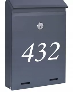 POŠTOVNÁ SKRIDŇA na listy ANTRACIT MAT W16