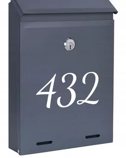 POŠTOVNÁ SKRIDŇA na listy ANTRACIT MAT W17