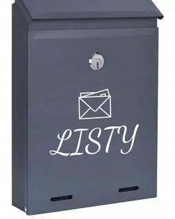POŠTOVNÁ SKRIDŇA na listy ANTRACIT MAT W18