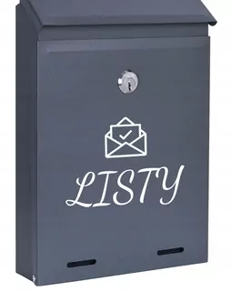 POŠTOVNÁ SKRIDŇA na listy ANTRACIT MAT W19