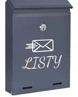 POŠTOVNÁ SKRIDŇA na listy ANTRACIT MAT W20