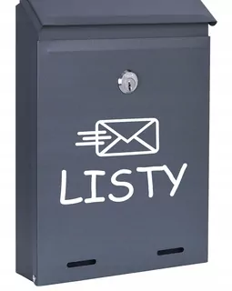 POŠTOVNÁ SKRIDŇA na listy ANTRACIT MAT W23