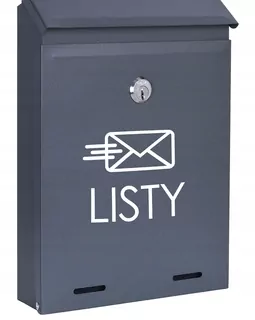 POŠTOVNÁ SKRIDŇA na listy ANTRACIT MAT W26