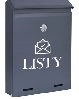 POŠTOVNÁ SKRIDŇA na listy ANTRACIT MAT W29