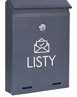 POŠTOVNÁ SKRIDŇA na listy ANTRACIT MAT W31