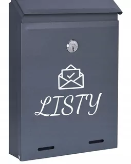 POŠTOVNÁ SKRIDŇA na listy ANTRACIT MAT W37
