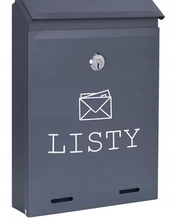 POŠTOVNÁ SKRIDŇA na listy ANTRACIT MAT W43