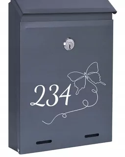 POŠTOVNÁ SKRIDŇA na listy ANTRACIT MAT W56