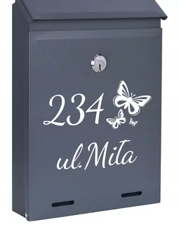POŠTOVNÁ SKRIDŇA na listy ANTRACIT MAT W67