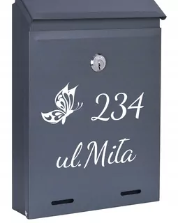 POŠTOVNÁ SKRIDŇA na listy ANTRACIT MAT W72