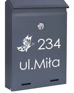 POŠTOVNÁ SKRIDŇA na listy ANTRACIT MAT W73