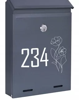 POŠTOVNÁ SKRIDŇA na listy ANTRACIT MAT W83