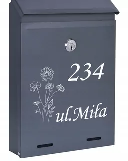 POŠTOVNÁ SKRIDŇA na listy ANTRACIT MAT W88