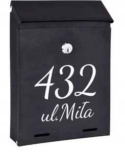 POŠTOVNÁ SKRIDŇA na listy čierna matná W06