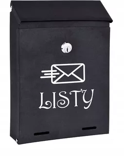 POŠTOVNÁ SKRIDŇA na listy čierna matná W27