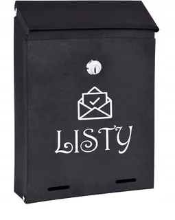 POŠTOVNÁ SKRIDŇA na listy čierna matná W30