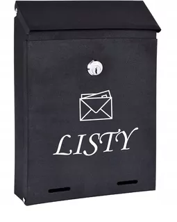 POŠTOVNÁ SKRIDŇA na listy čierna matná W39