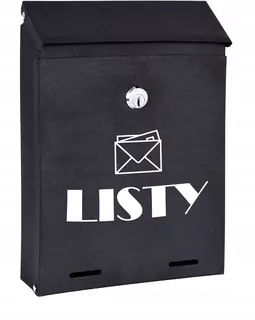 POŠTOVNÁ SKRIDŇA na listy čierna matná W40