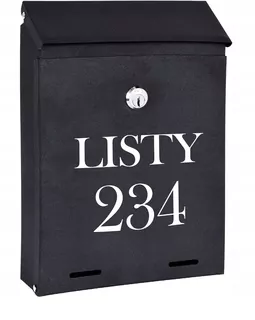 POŠTOVNÁ SKRIDŇA na listy čierna matná W47