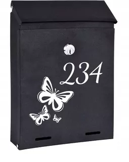 POŠTOVNÁ SKRIDŇA na listy čierna matná W64