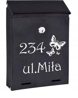 POŠTOVNÁ SKRIDŇA na listy čierna matná W66