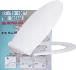 WC sedadlo HYDROERA, biely duroplast