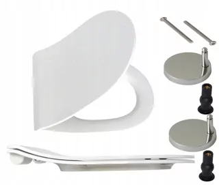 WC sedadlo Estiva slim N, biely duroplast