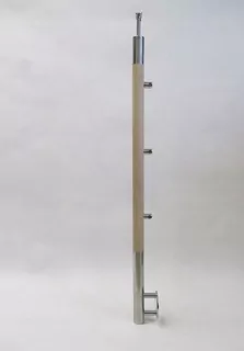 Ľavý pruh 42.4x1130mm, 3 kľučky, dub, poľština