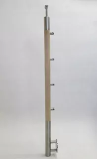 Ľavá lišta 42,4x1130mm, 4 rukoväte, dub, brúsenie