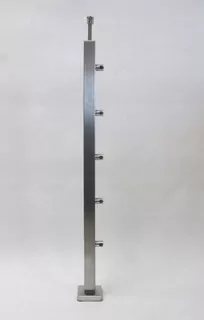 Ľavá stojanový profil 40 x 40 mm x 960 mm, 5 vpredu