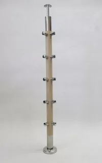 Rohový stĺpik 42.4x960mm, 5 kľučky, dub, poler