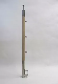 Prostredníctvom po 42.4x1130mm, 3 úchyty, dub, poler